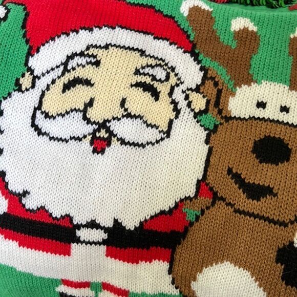 Joe‎ Boxer Santa/Rudolph Christmas Sweater, Size  Large - Picture 2 of 10